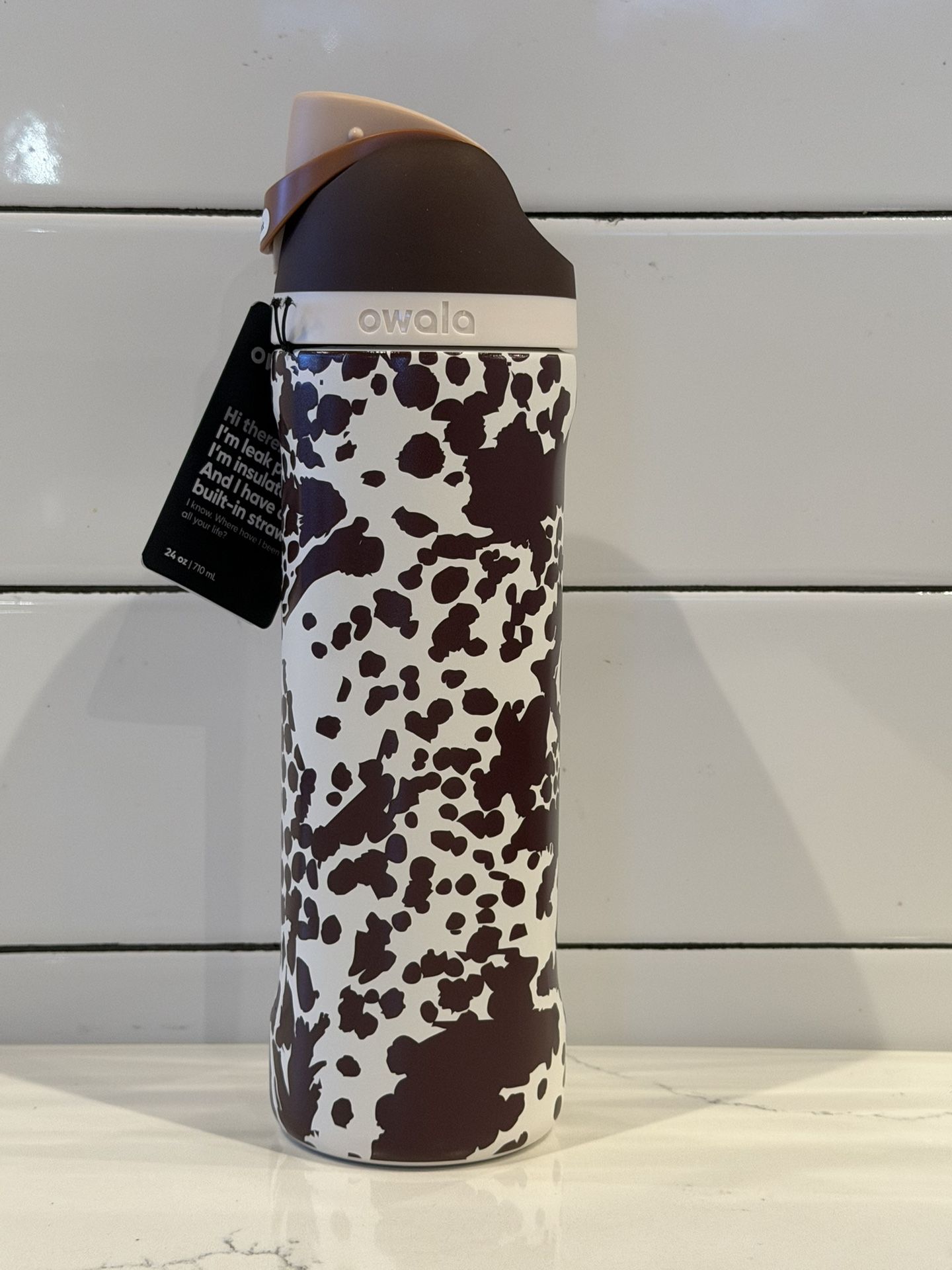 Owala 24fl oz Stainless Steel Special Edition FreeSip Water Bottle - Cowgirl Core