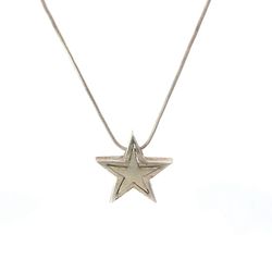 18” Star Silver Necklace 