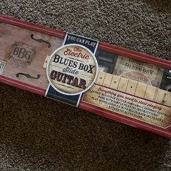 Electric Blues Box Slide guitar NIB New in Box
