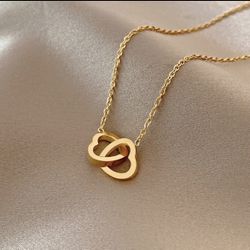 New Double Heart Minimalist Necklace, Pick Any 2 Jewelry Free Shipping