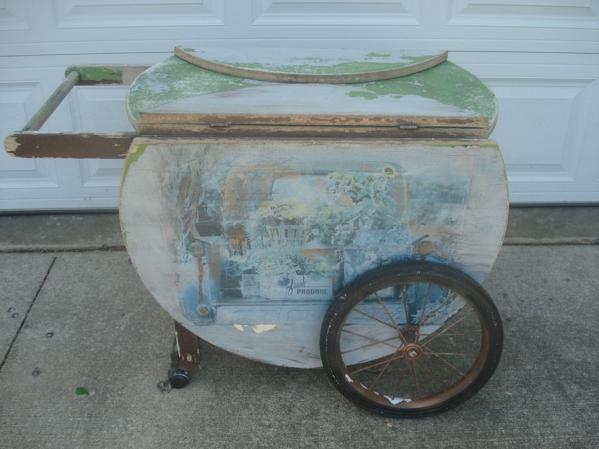 Rustic Antique Tea Cart