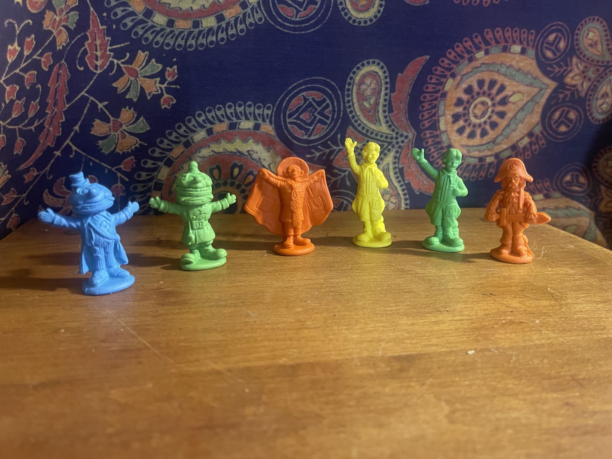 6 Rare Vintage McDonalds Character Figures