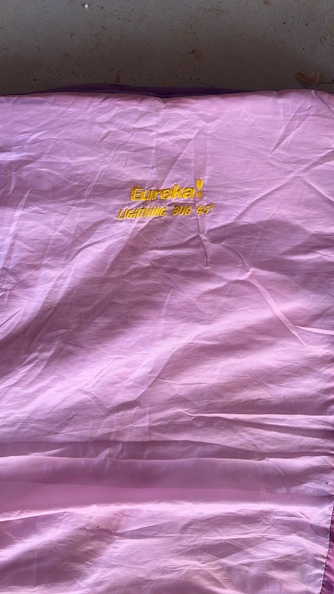 Eureka! Lightning Bug Sleeping Bag Rated 45 Degrees For Kids