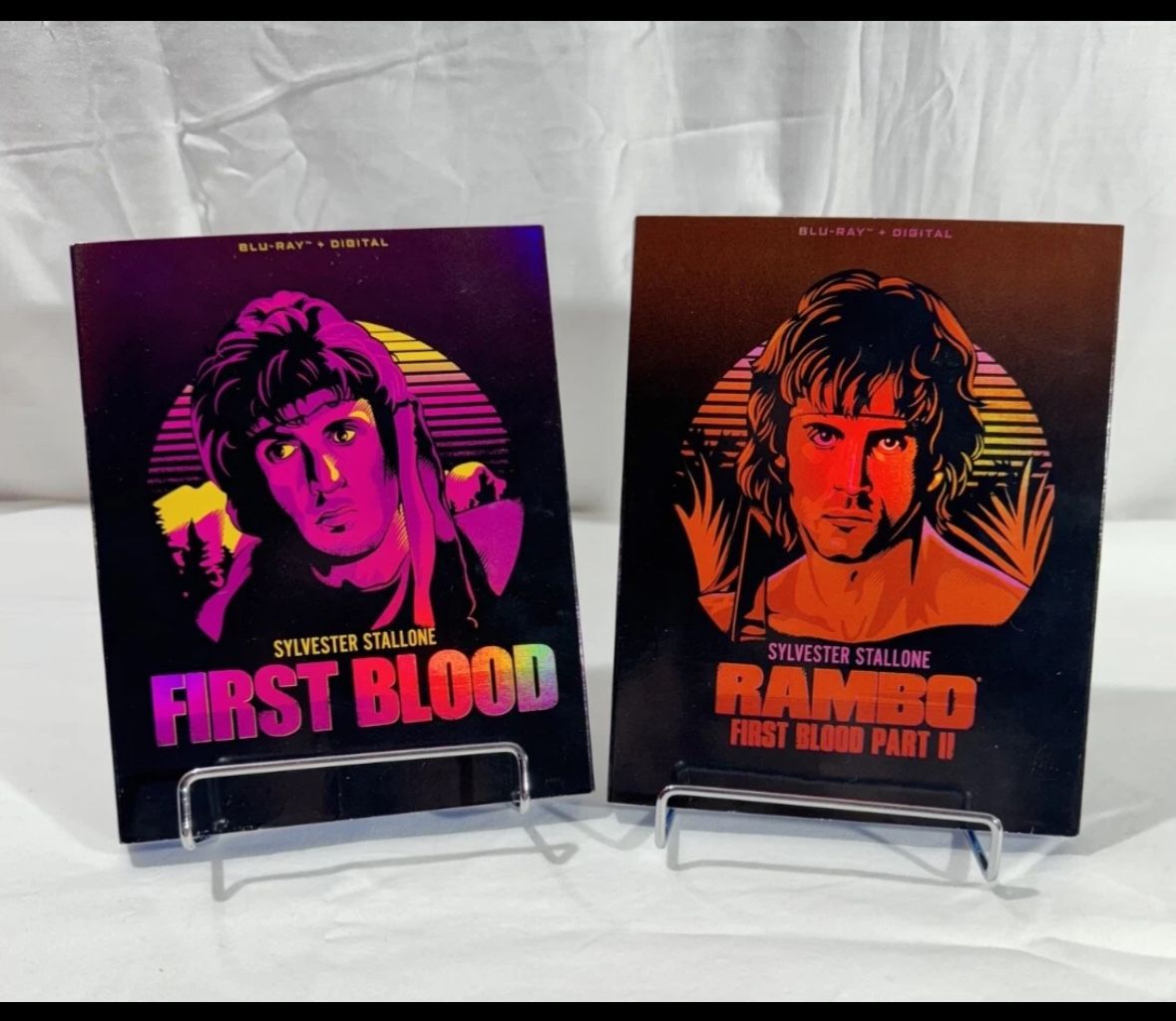 RAMBO First Blood 1 and 2 Retro Edition Blu Ray