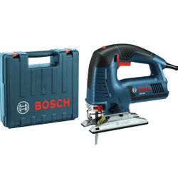 Bosch  7.2Amp Corded Variable Speed Top-Handle Jig Saw Kit w/Case/Blades JS572EK