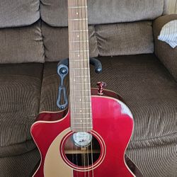 Left-handed Fender Acoustic Electric California Newporter  Guitar 