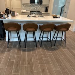 Set Of Four Bar Stools 