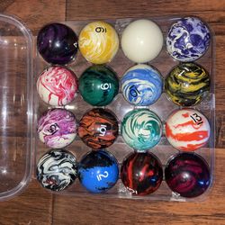 Brand new Pool table balls