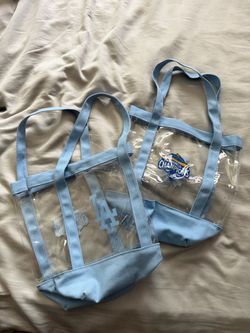 LA Dodgers World Champions Clear Tote Bags (Set of 2)