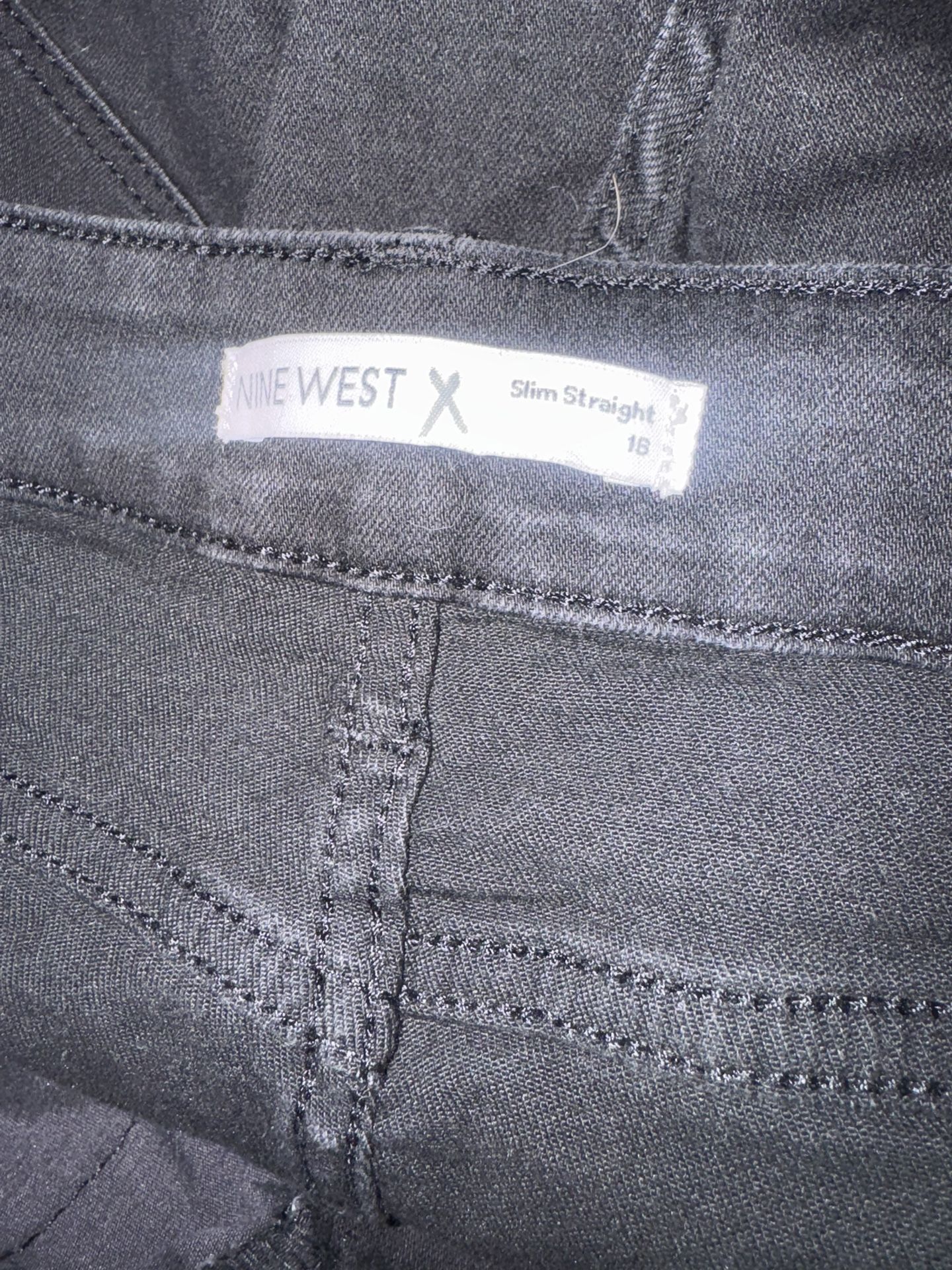 Nine West Black Jeans Size 16 