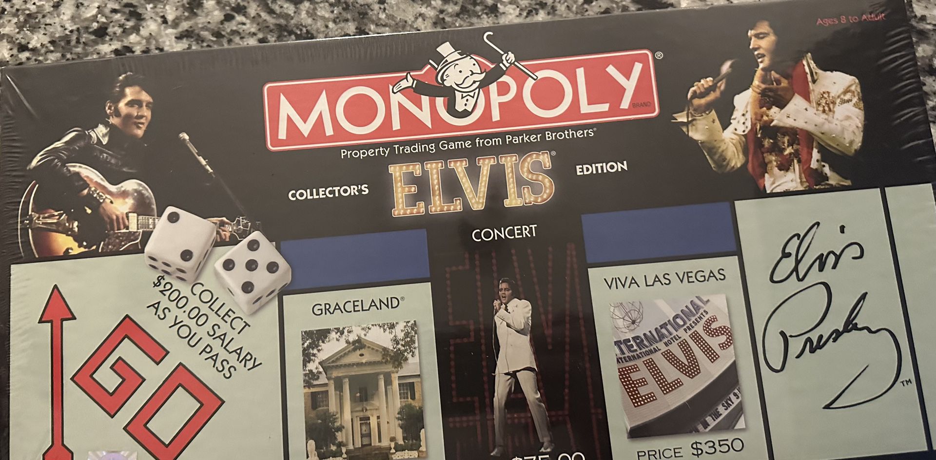 elvis monopoly game New Still Sealed 2002 Versions 