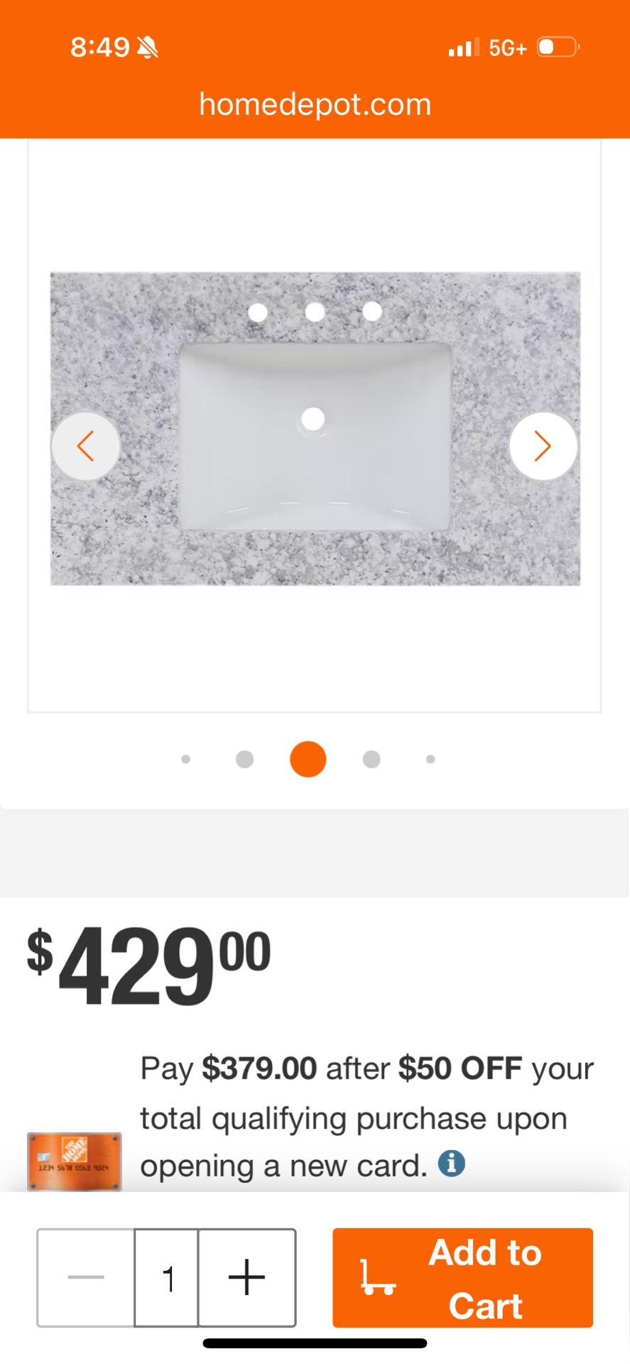 Vanity Counter Top