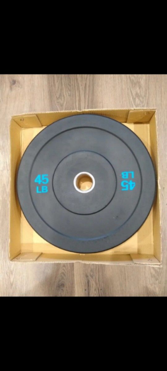 OLYMPIC BUMPER WEIGHT PLATES.