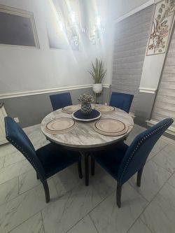 Dining set table and chairs