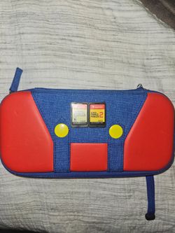 Super Mario Switch case and game bundle!