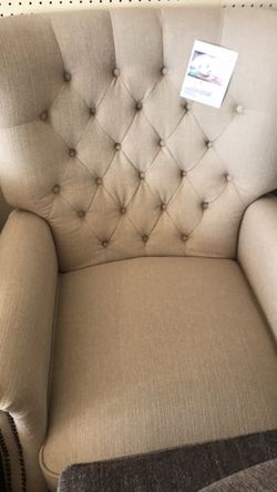 Ouch back reclining accent chair