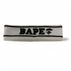 Bape Two Tone Headband White Black