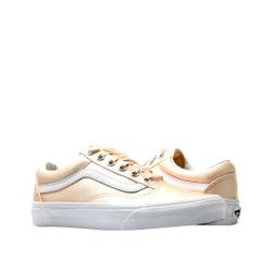 Vans Old Skool Satin Classic LowTop Sneakers Size 6(Satin Lux) Blush/True White