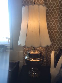 Brass large lamp