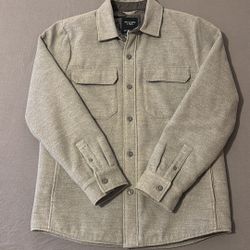 Abercrombie Grey Wool Patted Jacket 