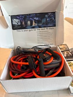 P90X + Insanity Complete Workout System Bundle – 32 DVDs + Equipment 💪🔥