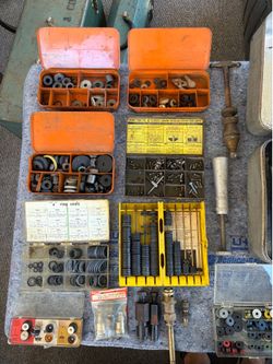 Vintage Bunco Corporation Model A-203 Plumber’s Parts Toolbox – Loaded with Sexauer Kits, Washers, Seat Dresser & More
