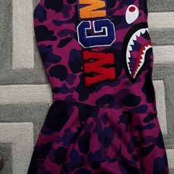 Purple Bape hoodie