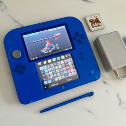 (M0d-d3d) Nintendo 2DS Electric Blue 128Gb Bundle $150