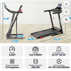 Famistar 3.0 HP Folding Treadmill 