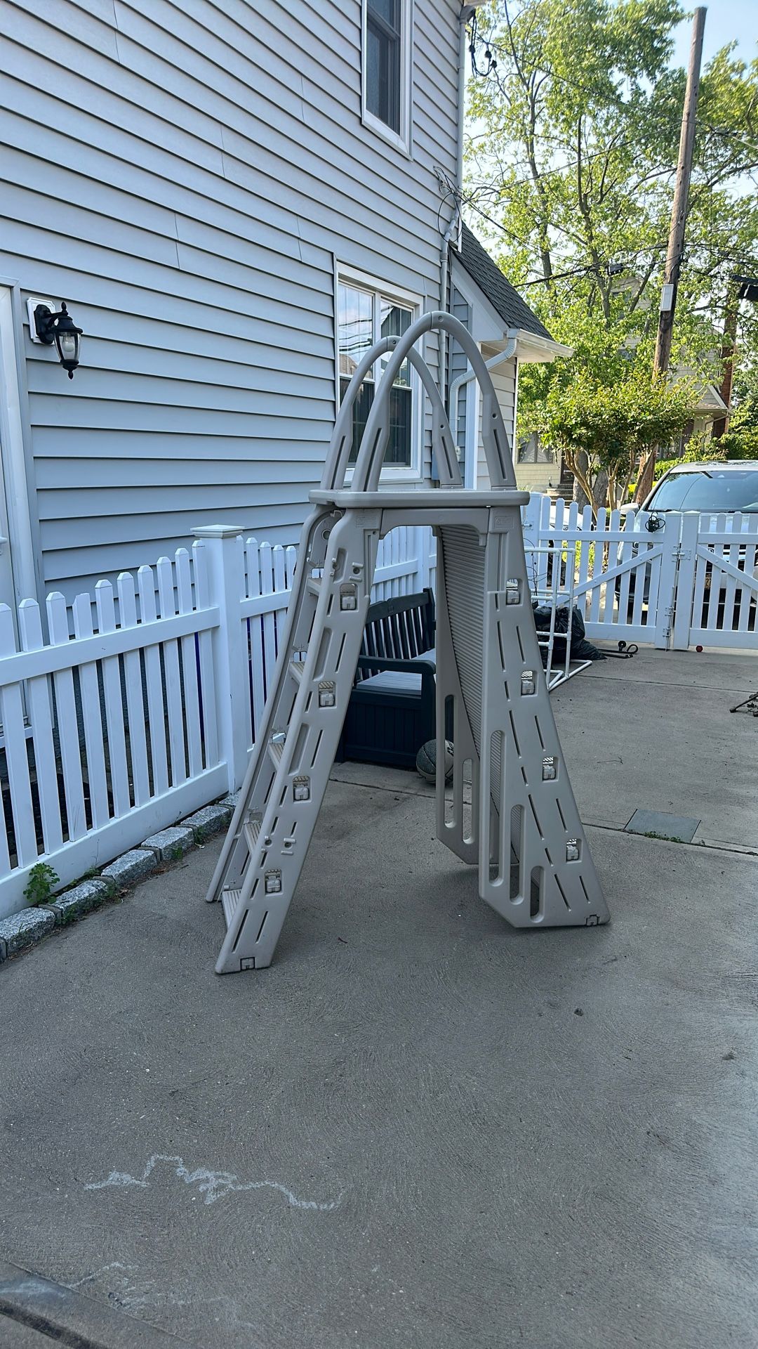 Confer 48-56" Roll Guard pool ladder