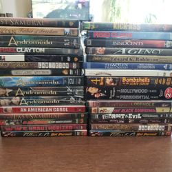 30 Dvd Lot Some Are Unopened. Mixed Genre