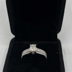 Emerald Shape Diamond Ring Certified 