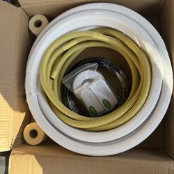 16FT Mini Split Line Set 1/4*1/2 OD HVAC Copper Tube Pipe Extension