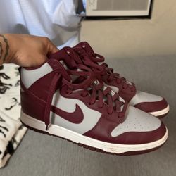 Nike Dunk High “Dark Beetroot” Red