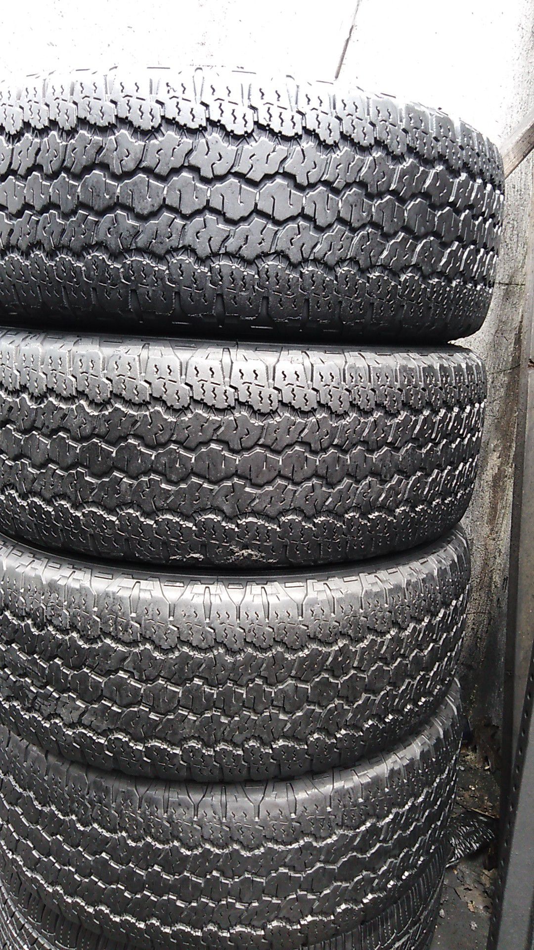 Four Goodyear tires for sale 245/65/17