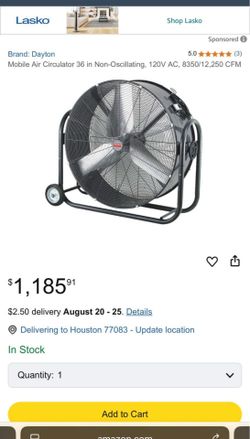 commercial fan