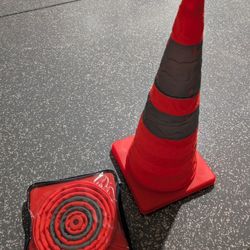 Uline Pop Up Safety Cone With LEDs