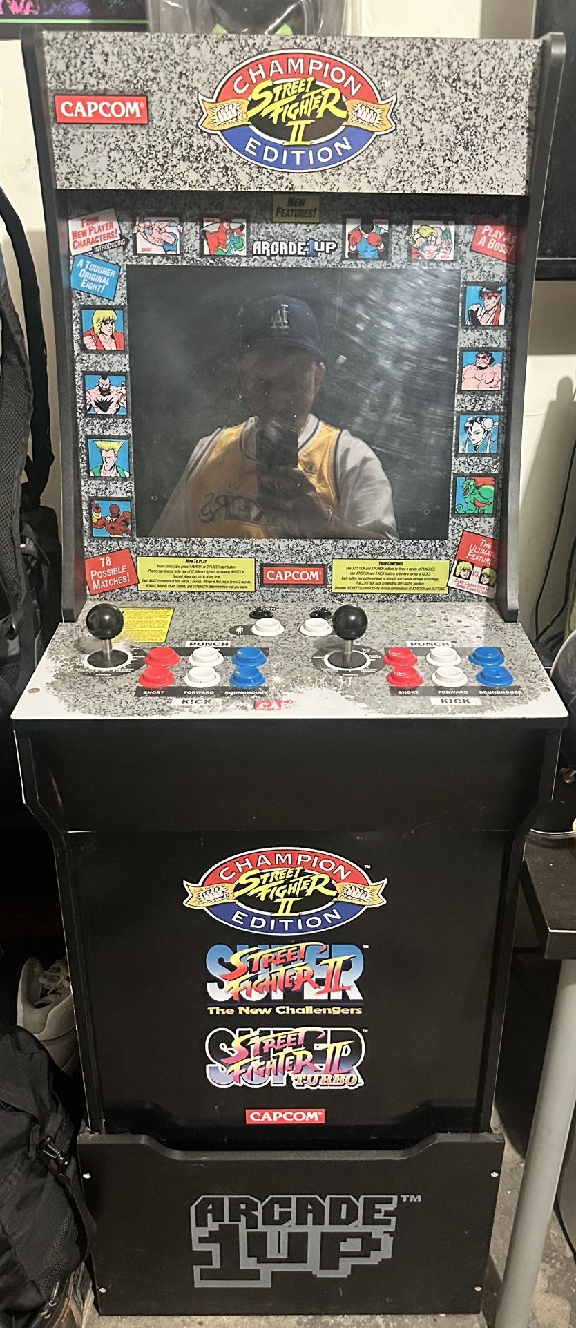 Set Of 2 Arcades 1 Up With Base 