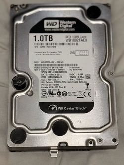 WD Caviar Black 1TB 3.5" SATA Hard Drive