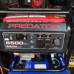 FOR SALE: PREDATOR 6500W / 5500W RUNNING – 120/240V – USED ONCE – LIKE NEW CONDITION – $550 OBO