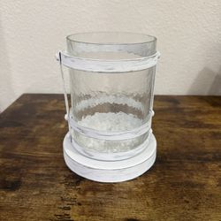 White Candle Holder 