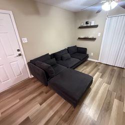 Grey Sectional Couch 