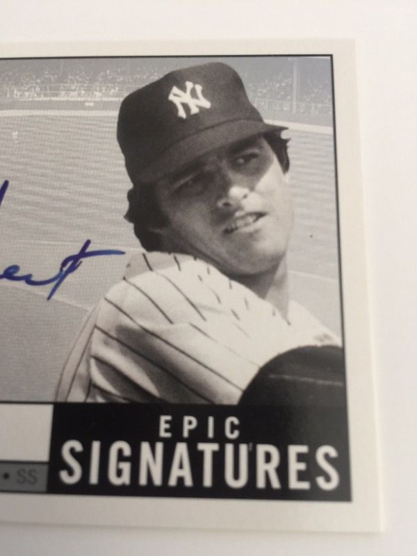 Bucky Dent - Trading/Sports Card Signed