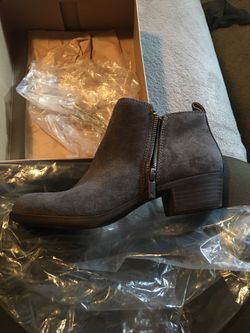 lucky brand grey short boots