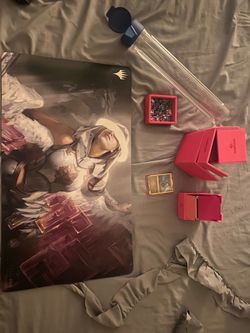 MTG Playmat, GameGenic Deck Boxes, and Dice Bundle