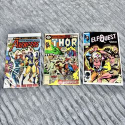 Marvel comic group comic book a lot of three vintage 35cents -75 cents Era
