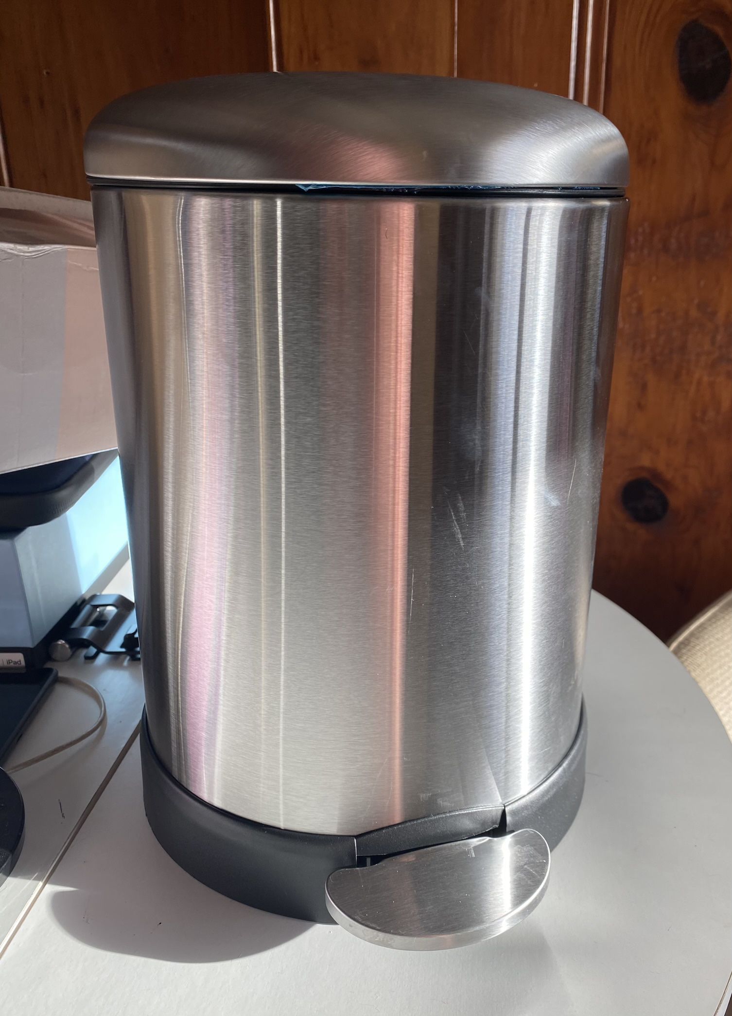 Brand New Glad 4.7L Stainless Steel Step Can