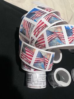 Forever Stamps US Flag 2024 Coil of 100