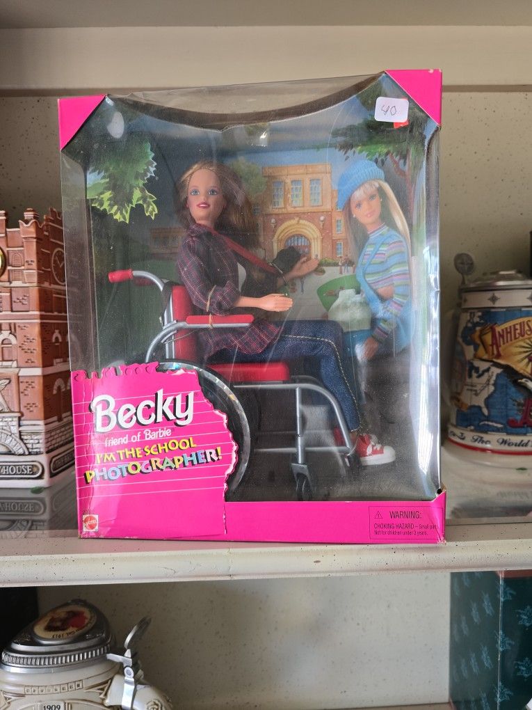 Becky Friend Of Barbie. School Photographer 