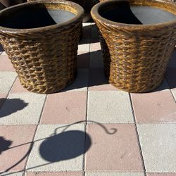 New Flower Pots Made Out Of Clay 